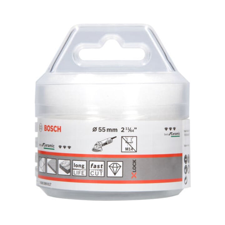Bosch Diamanttrockenbohrer X-LOCK Best for Ceramic Dry Speed 55 x 35 mm