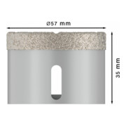 Bosch Diamanttrockenbohrer X-LOCK Best for Ceramic Dry Speed 57 x 35 mm-4