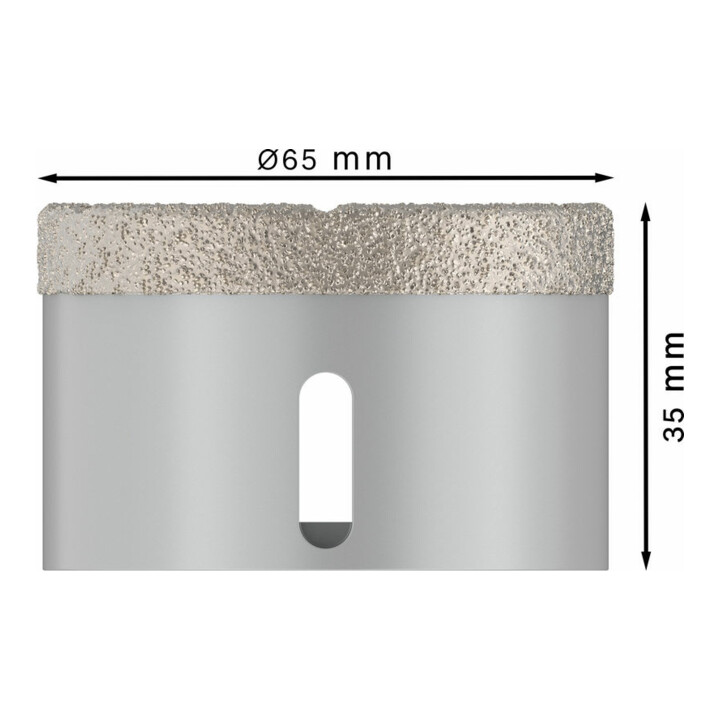 Bosch Diamanttrockenbohrer X-LOCK Best for Ceramic Dry Speed 65 x 35 mm