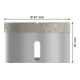 Bosch Diamanttrockenbohrer X-LOCK Best for Ceramic Dry Speed 67 x 35 mm