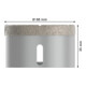 Bosch Diamanttrockenbohrer X-LOCK Best for Ceramic Dry Speed 68 x 35 mm