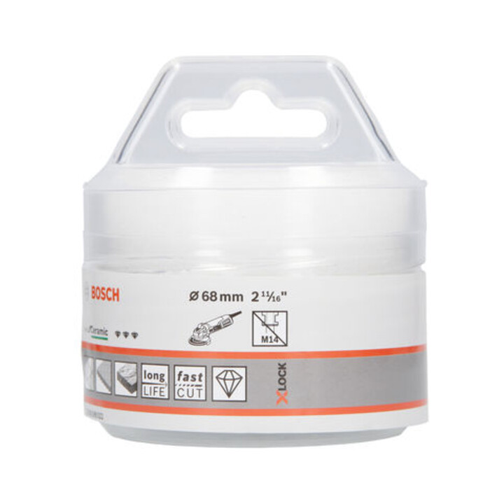 Bosch Diamanttrockenbohrer X-LOCK Best for Ceramic Dry Speed 68 x 35 mm