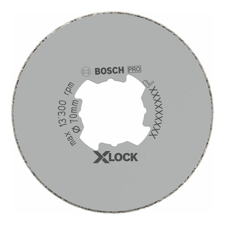 Bosch Diamanttrockenbohrer X-LOCK Best for Ceramic Dry Speed 70 x 35 mm