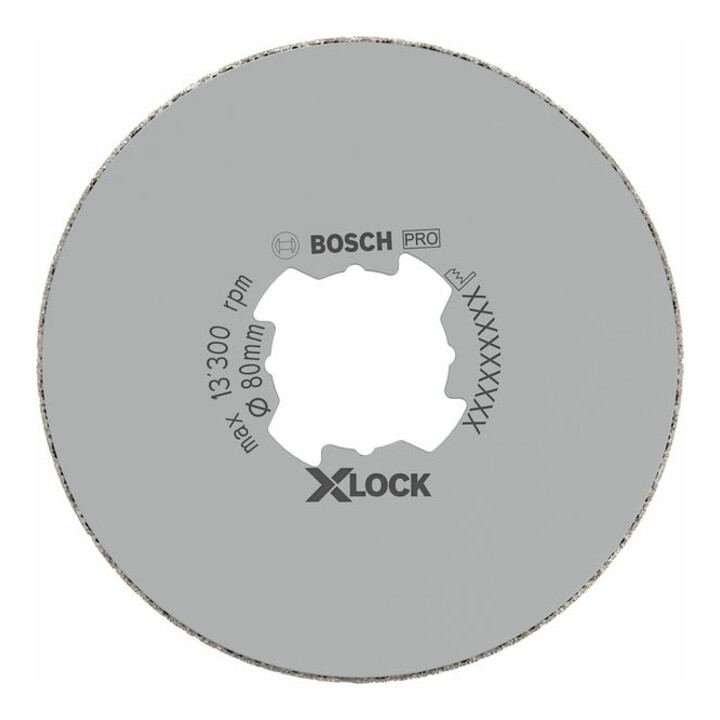 Bosch Diamanttrockenbohrer X-LOCK Best for Ceramic Dry Speed 80 x 35 mm