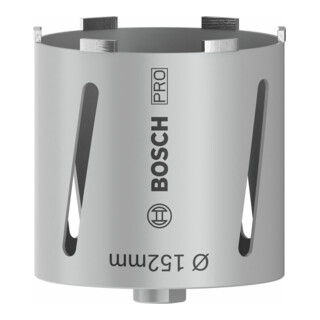 Bosch Diamanttrockenbohrkrone G 1/2", Best for Universal 152 mm 150 mm 7, 7 mm