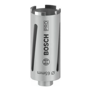 Bosch Diamanttrockenbohrkrone G 1/2", Best for Universal 65 mm 150 mm 4, 7 mm
