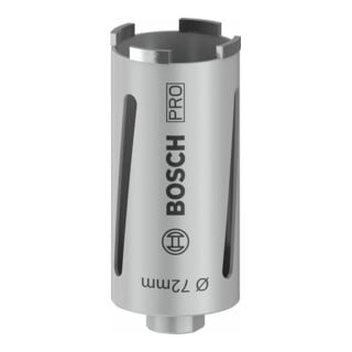 Bosch Diamanttrockenbohrkrone G 1/2", Best for Universal 72 mm 150 mm 4, 7 mm
