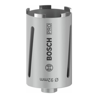 Bosch Diamanttrockenbohrkrone G 1/2", Best for Universal 92 mm 150 mm 5, 7 mm