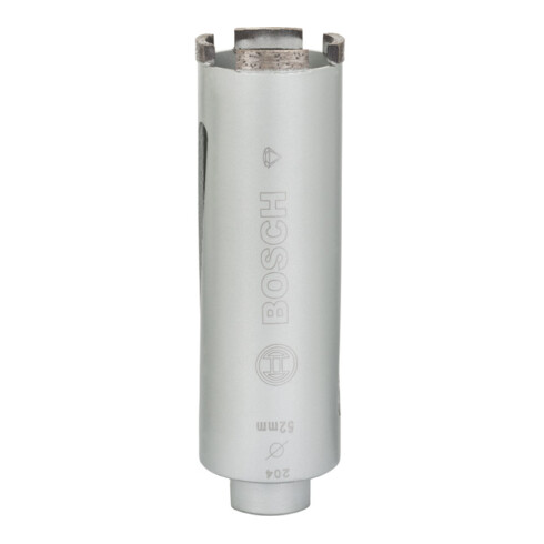 Bosch Diamanttrockenbohrkrone G 1/2", Standard for Universal 52 mm 150 mm 4, 7 mm