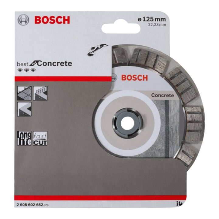 Bosch diamantzaagblad Best for Concrete 125 x 22,23 x 2,2 x 12 mm