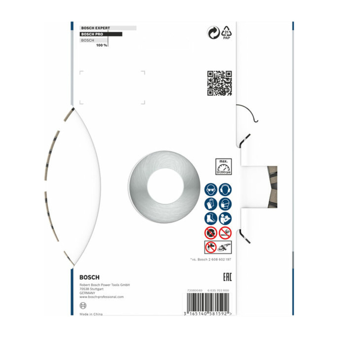 Bosch diamantzaagblad Best for Concrete 150 x 22,23 x 2,4 x 12 mm