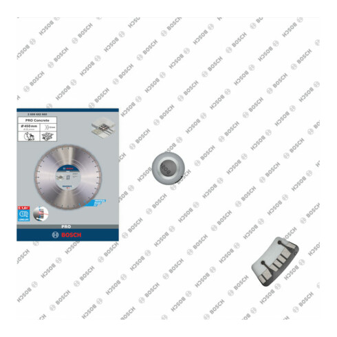 Bosch diamantzaagblad Best for Concrete 450 x 25,40 x 3,6 x 12 mm