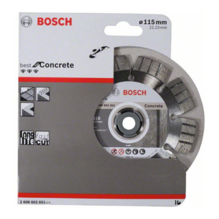Bosch diamantdoorslijpschijf Best for Concrete