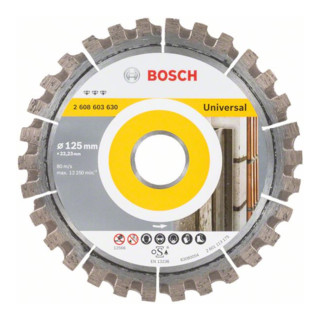 Bosch diamantdoorslijpschijf Best for Universal I
