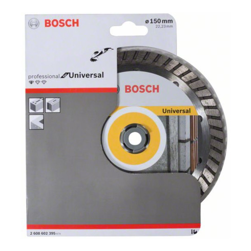 Bosch diamantzaagblad Standard for Universal Turbo 150 x 22,23 x 2,5 x 10 mm