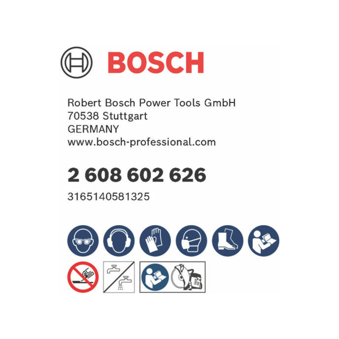 Bosch diamantzaagblad Standard for Asphalt 400 x 20,00/25,40 x 3,6 x 8 mm
