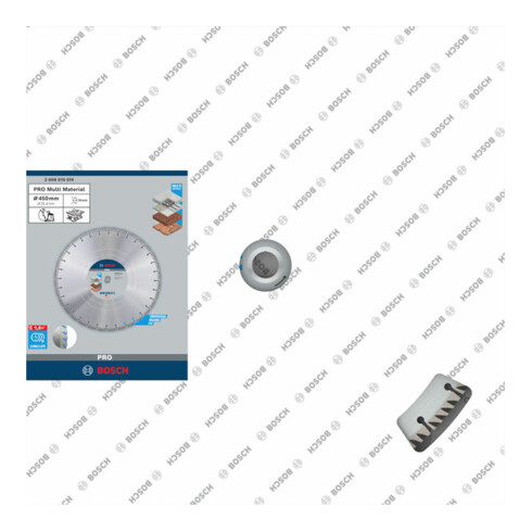 Bosch diamantzaagblad Standard for Universal 450 x 25,4 x 3,6 x 10 mm