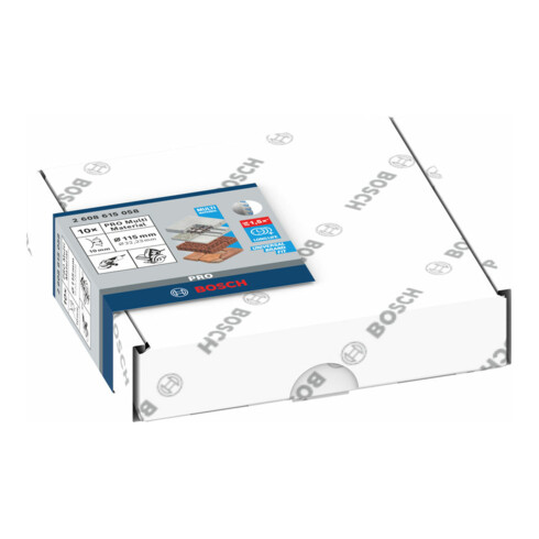 Bosch diamantzaagblad Standard voor Universal, 115 x 22,23 x 2 x 10 mm