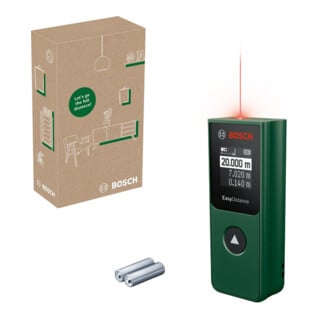 Bosch Digitaler Laser-Entfernungsmesser EasyDistance 20, eCommerce-Karton