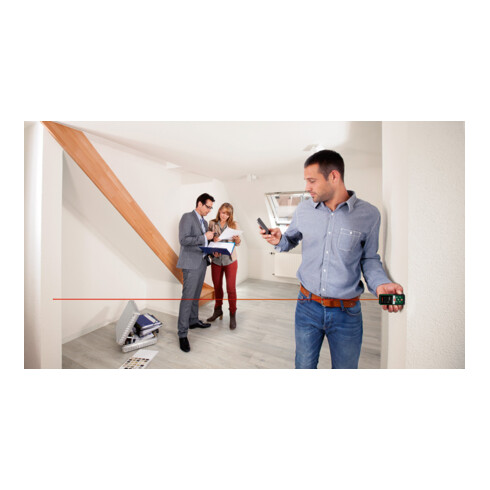Bosch Digitaler Laser-Entfernungsmesser UniversalDistance 40C, eCommerce-Karton