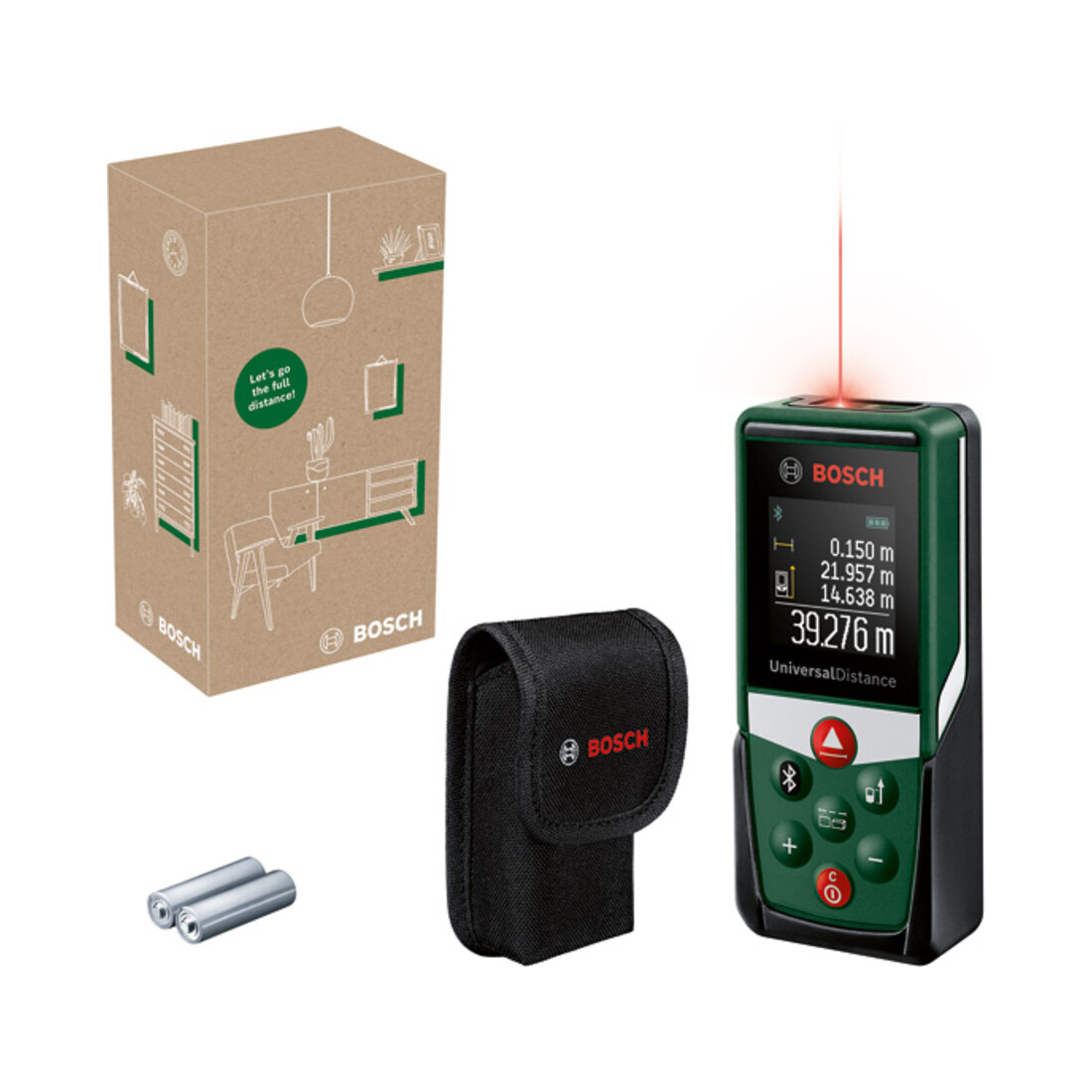 Bosch Digitaler Laser-Entfernungsmesser UniversalDistance 50C, eCommerce-Karton
