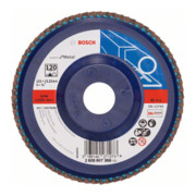 Bosch Disco abrasivo a ventaglio X551 Expert per metallo dritto 125 mm 120 plastica