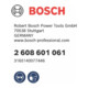 Bosch Disco abrasivo duro 125mm per PEX 12 PEX 12 A PEX 125-4