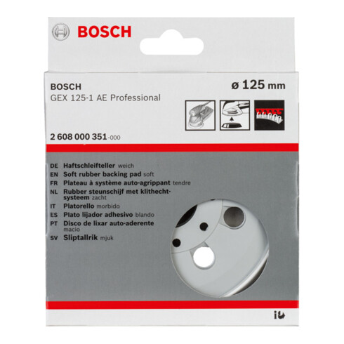 Bosch Disco abrasivo extra soft 125mm per GEX 125-1 AE Professional