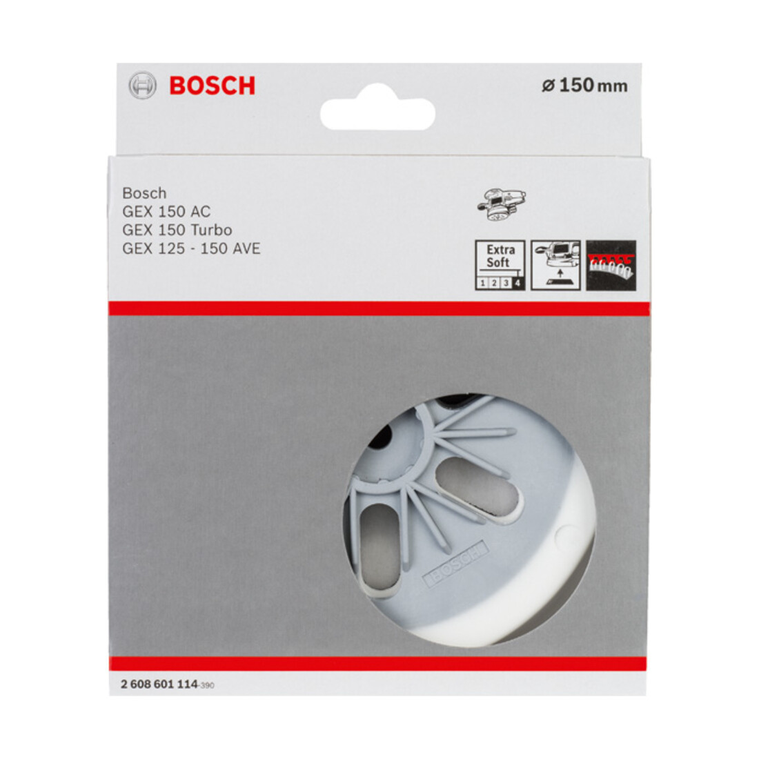 Bosch Disco abrasivo extra soft 150mm