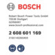 Bosch Disco abrasivo medio 125mm 8, per PEX 270 A PEX 270 AE-4