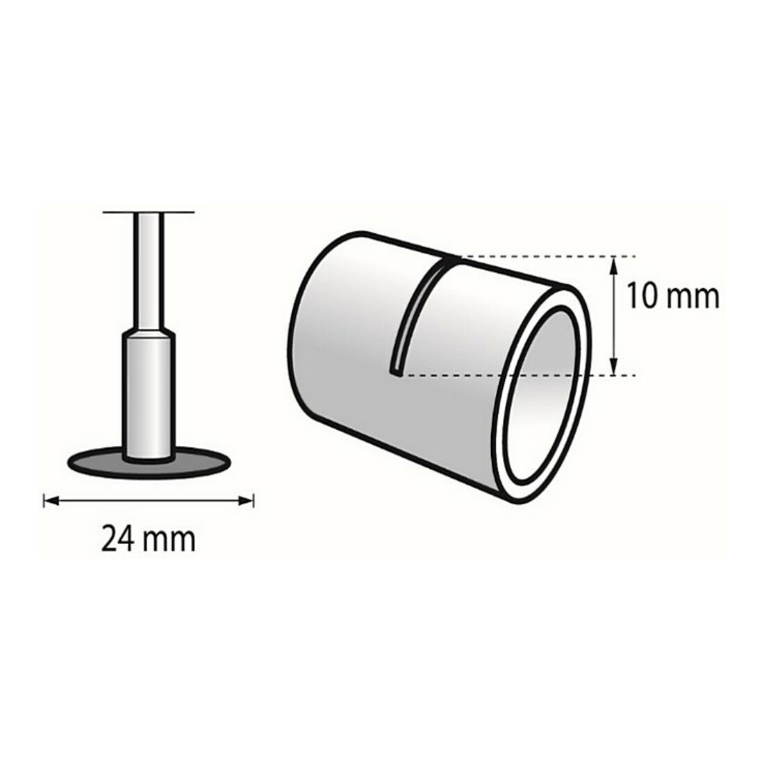 Bosch Disco da taglio ad alte prestazioni, 24mm