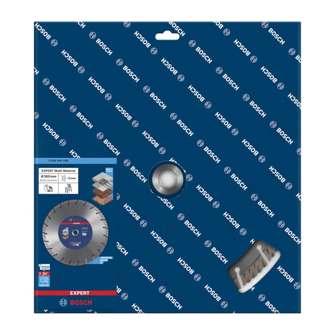 Bosch Disco da taglio diamantati EXPERT MultiMaterial 350x20/25,40x3,3x15mm per seghe da tavolo