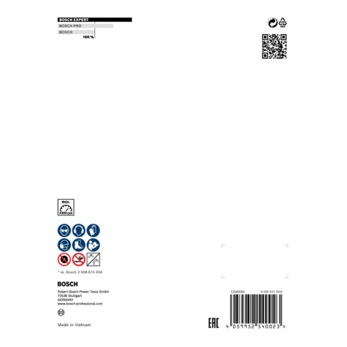 Bosch Disco da taglio diamantati EXPERT MultiMaterial 400x20/25,40x3,3x12mm, per seghe da banco