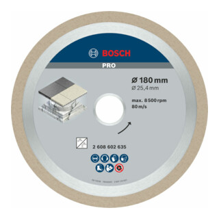 Bosch Disco da taglio diamantato Best for Ceramic