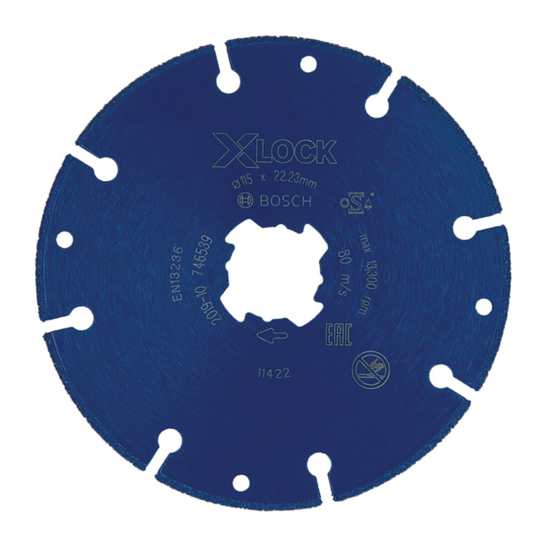 Bosch Disco da taglio diamantato EXPERT Metal Wheel X-LOCK 115x22,23mm per smerigliatrici angolari con X-LOCK e dado di serraggio