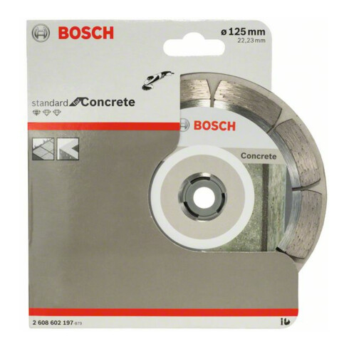 Bosch Disco da taglio diamantato Standard for Concrete 125x22,23x1,6x10mm