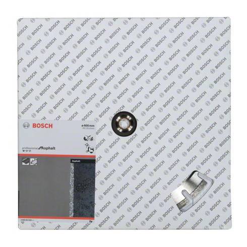Bosch Disco da taglio diamantato Standard for Asphalt 400x20,00/25,40x3,6x8mm