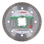 Bosch Disco da taglio diamantato X-LOCK Best for Ceramic Extra Clean Turbo