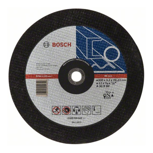 Bosch Disco da taglio dritto Expert for Metal A 30 R BF 300mm 3,2mm