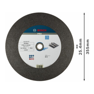 Bosch Disco da taglio Expert for Metal, dritto