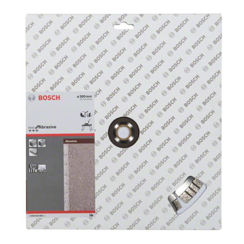 Bosch Disco da taglio diamantato Best for Abrasive 300x20,00/25,40x2,8x15mm