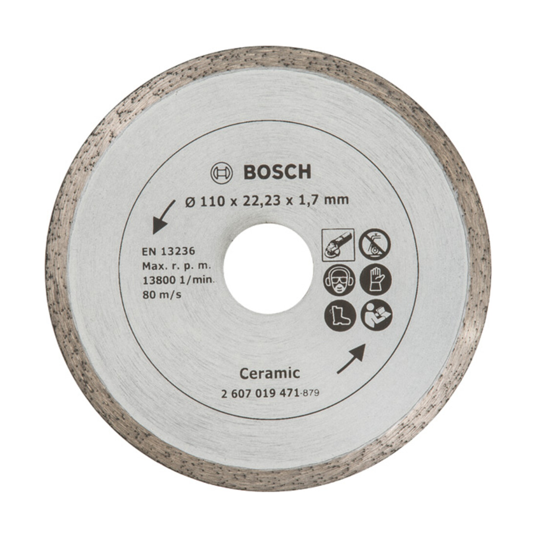 Bosch Disco da taglio diamantato per piastrelle