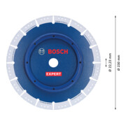 Bosch Disco diamantato per tubi EXPERT, per smerigliatrici angolari di piccole dimensioni-5