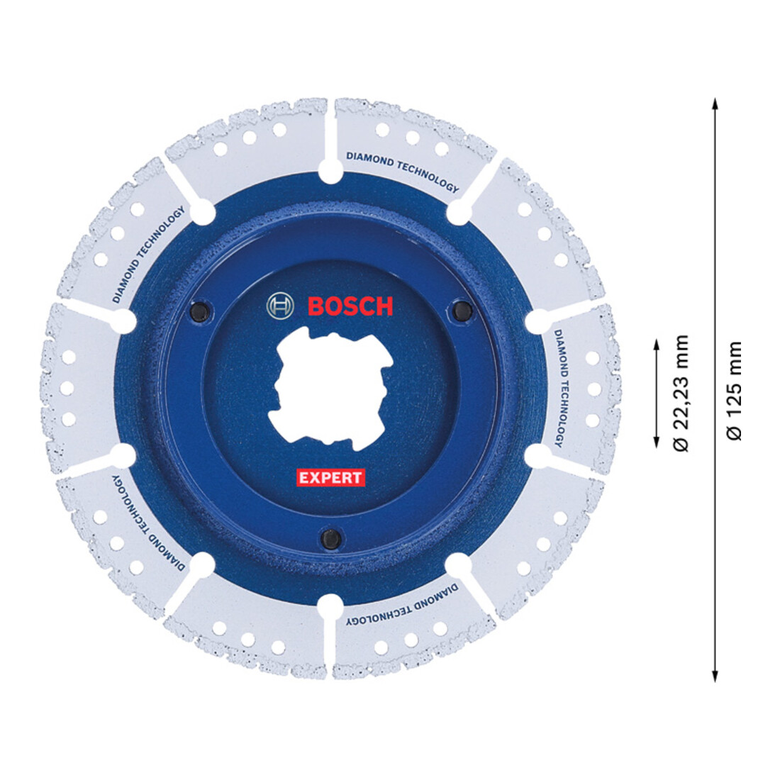Bosch Disco diamantato per tubi EXPERT X-LOCK, per piccole smerigliatrici angolari