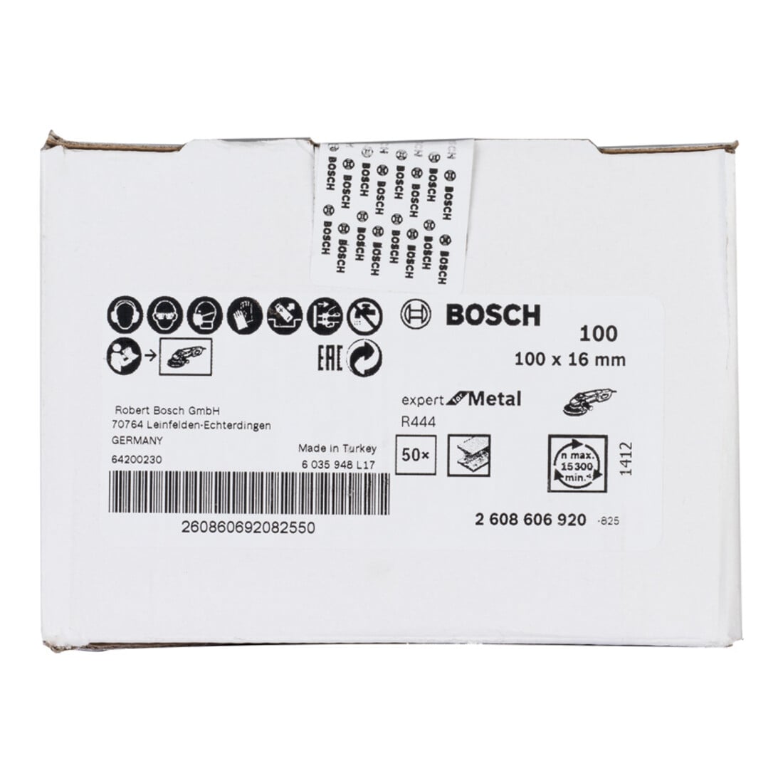 Bosch Disco in fibra R444 Expert for Metal Corundum