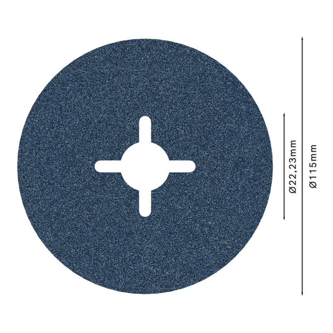 Bosch Disco in fibra R574 Best for Metal Corundum Zircon