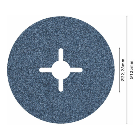 Bosch Disco in fibra R574 Best for Metal Corundum Zircon