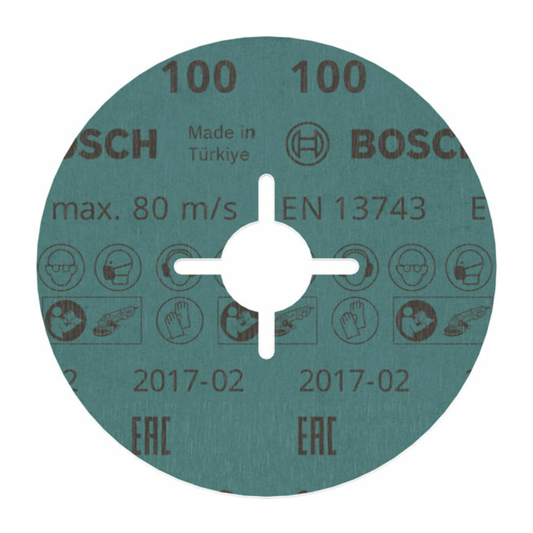 Bosch Disco in fibra R780 Best for Metal and Inox, per smerigliatrice angolare