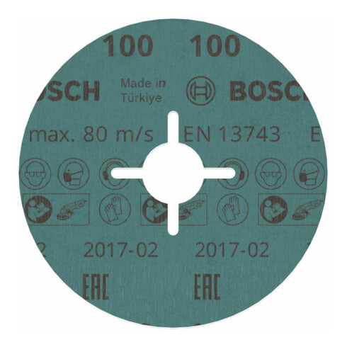 Bosch Disco in fibra R780 Best for Metal and Inox, per smerigliatrice angolare