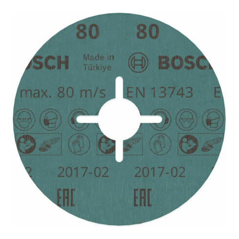 Bosch Disco in fibra R780 Best for Metal and Inox, per smerigliatrice angolare